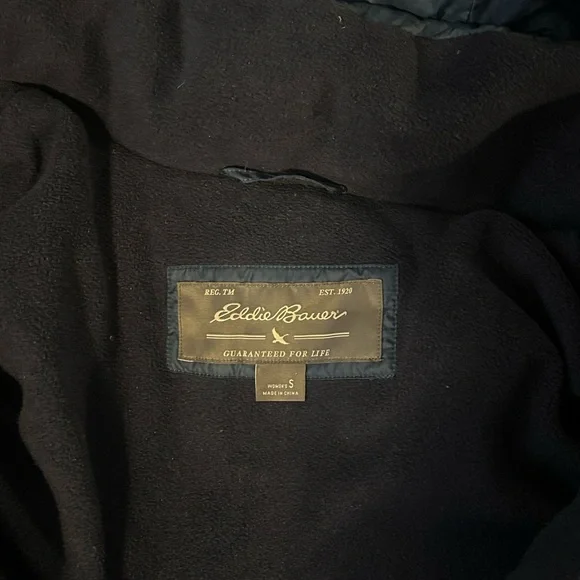 Eddie Bauer Women's Blue Down Puffer Coat - Picture 10 of 11